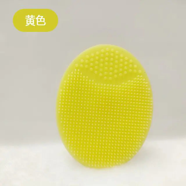 Brosse de massage en silicone pour le bain de bébé