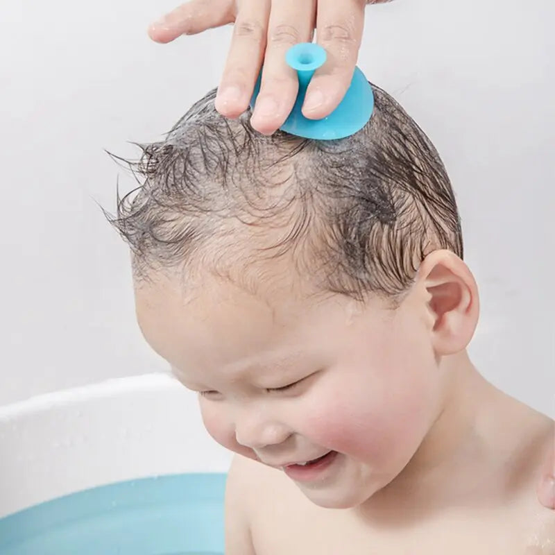 Brosse de massage en silicone pour le bain de bébé