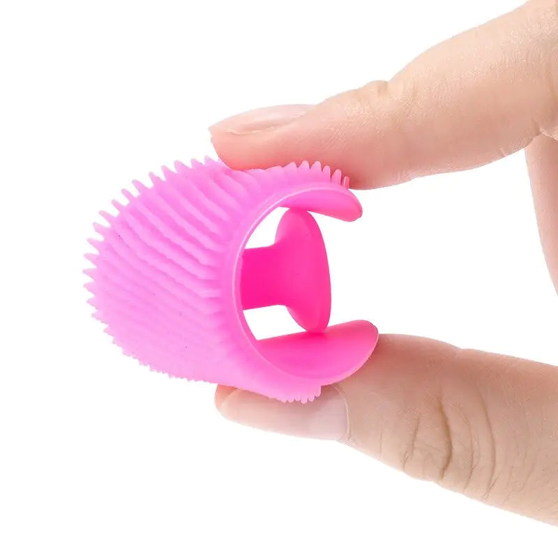 Brosse de massage en silicone pour le bain de bébé